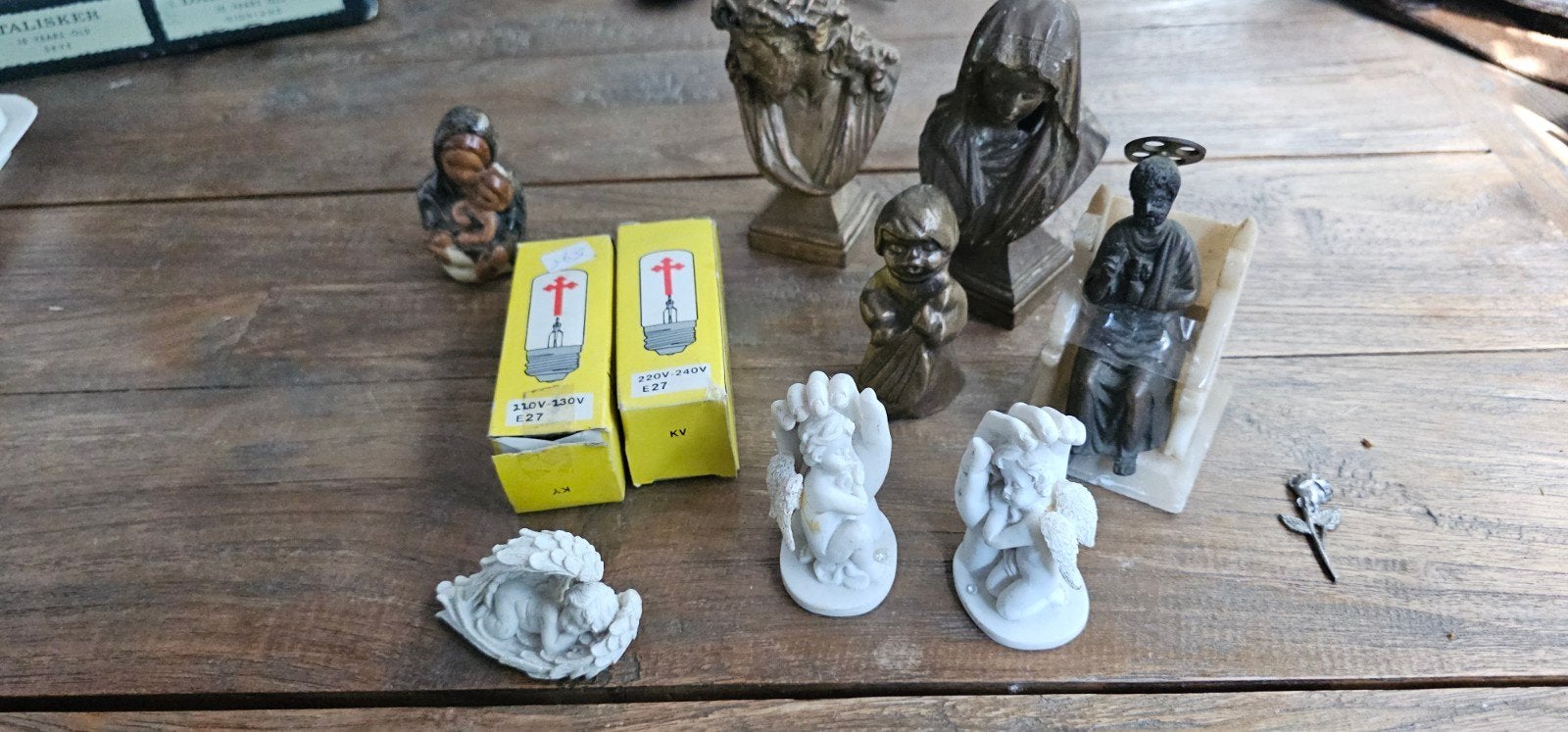 Diverse religieuze beelden en decoraties, Antiek en Kunst, Ophalen of Verzenden
