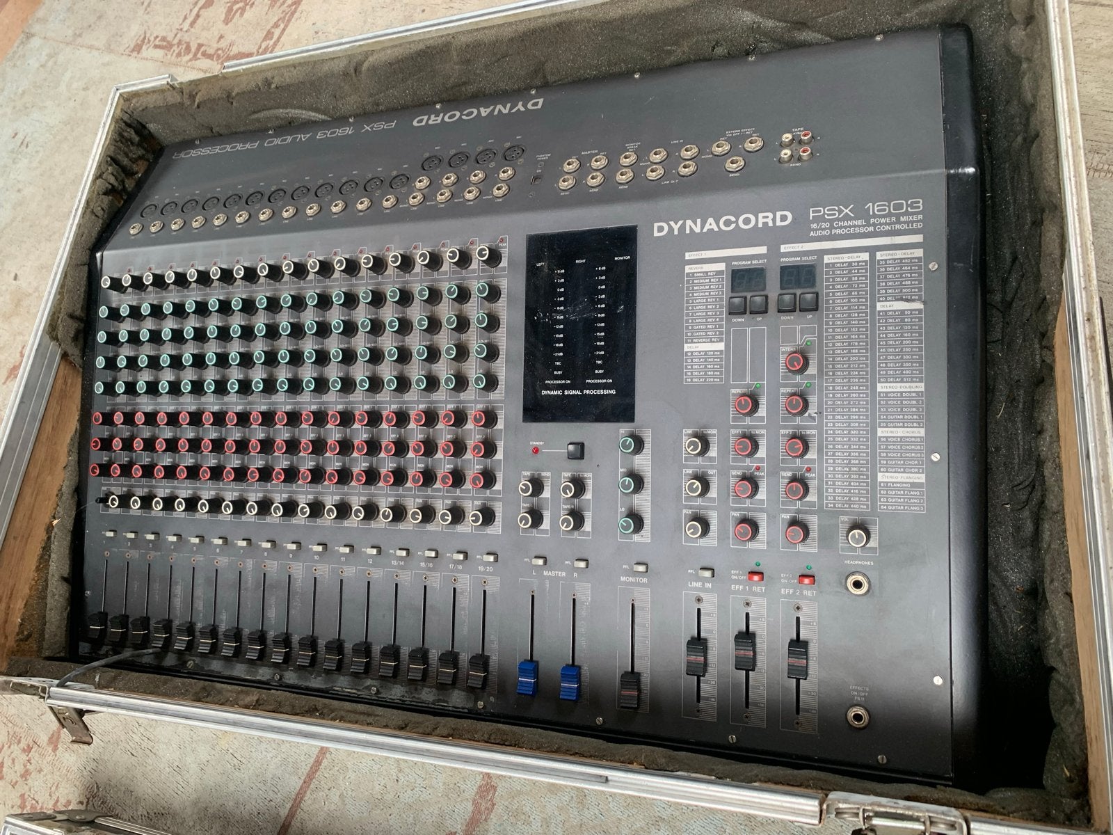 Dynacord PSX 1603 Audio Processor Mengpaneel, Ophalen, Gebruikt, 10 tot 20 kanalen, Microfooningang