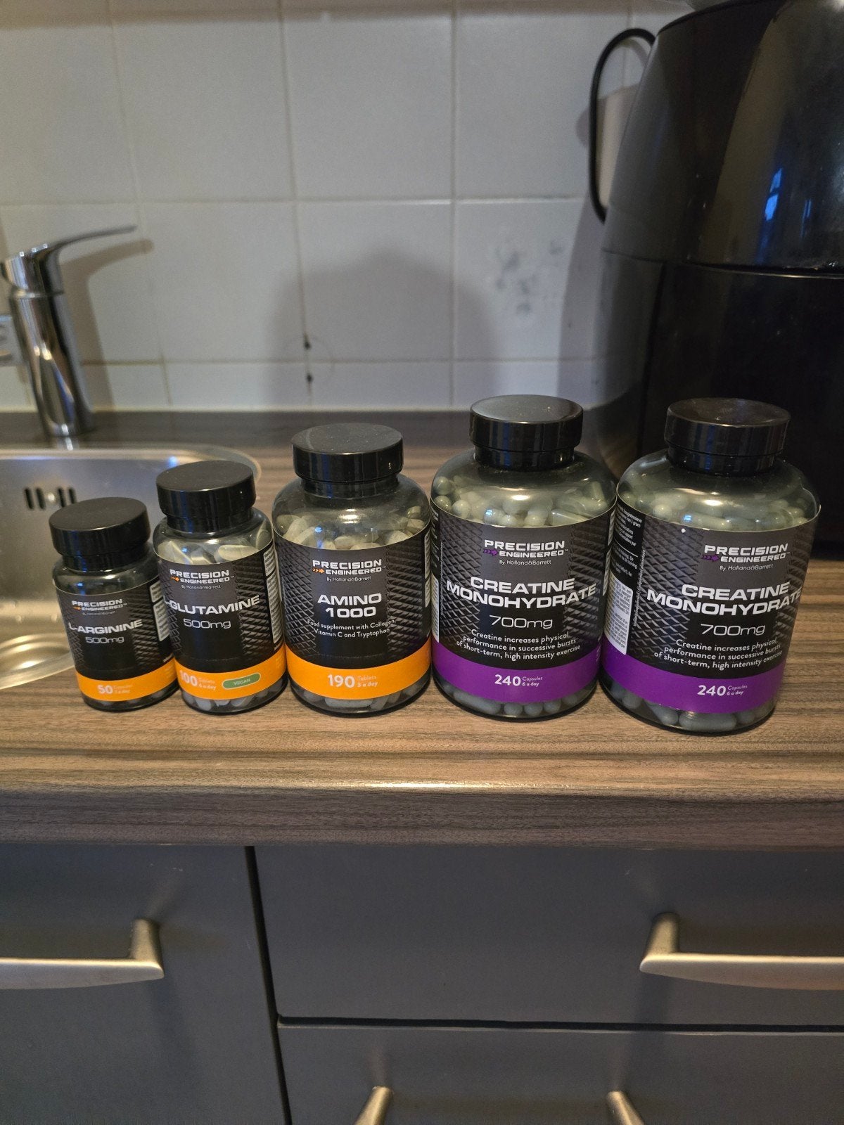 2 CREATINE AMINO LARGININE 40 euro alles, Sport en Fitness, Ophalen of Verzenden, Nieuw, Overige typen