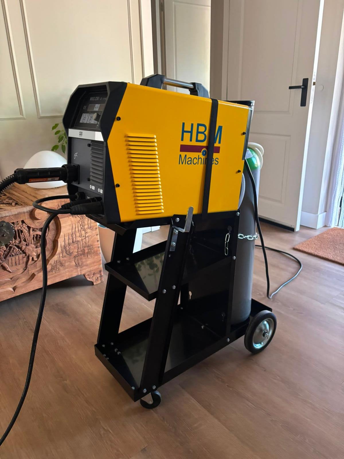 HBM CI SYNERGIC MIG LASINVERTER MET Digitaal DISPLAY, Ophalen, Nieuw, 150 tot 250 ampère, Inverter