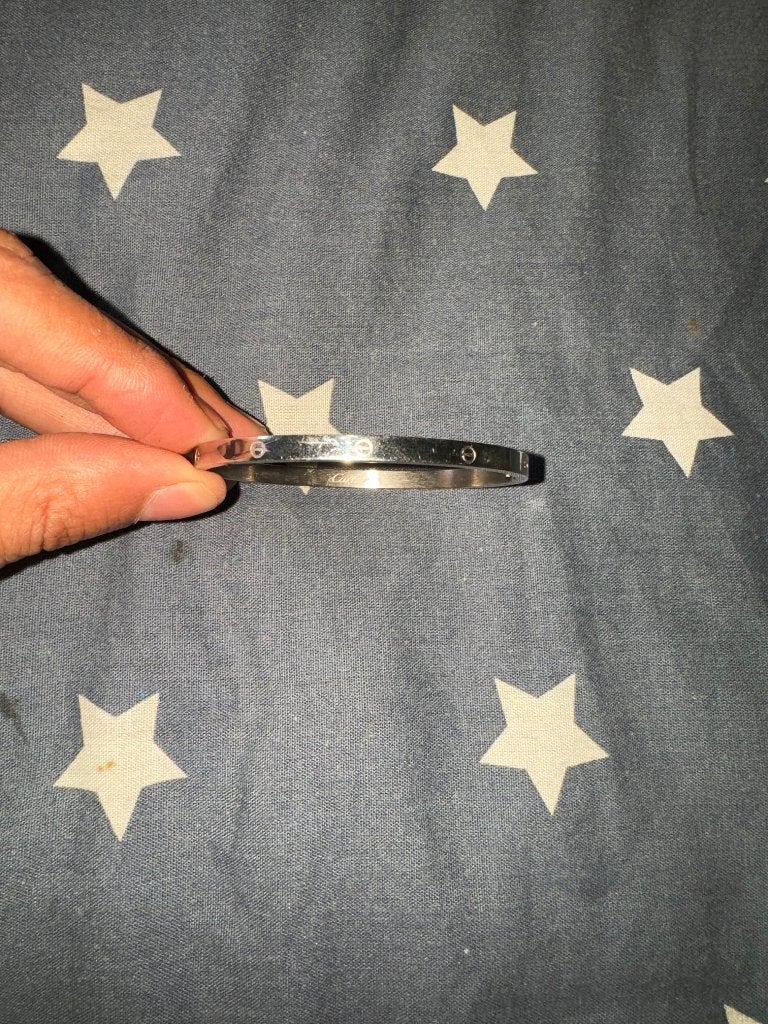Cartier armband, Ophalen of Verzenden, Gebruikt, Zilver, Zilver