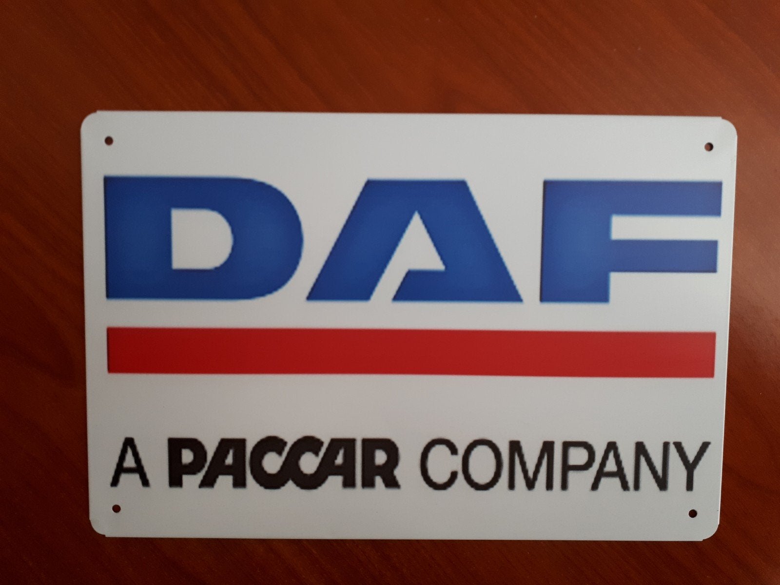 Daf Paccar 20x30 cm Metalen Reclamebord, Ophalen of Verzenden, Nieuw, Reclamebord