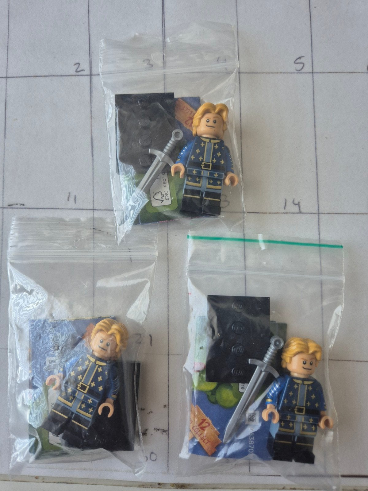 lego nieuw  2x serie shrek prince charming, Ophalen of Verzenden, Nieuw