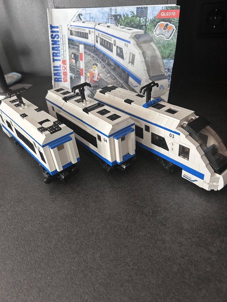 trein bouwstenen, Ophalen, Zo goed als nieuw
