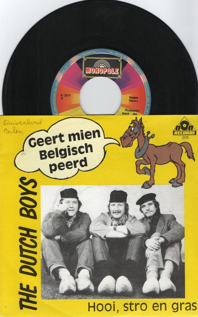 The Dutch Boys – Geert Mien Belgisch Peerd, Ophalen of Verzenden, Gebruikt, 7 inch, Overige genres