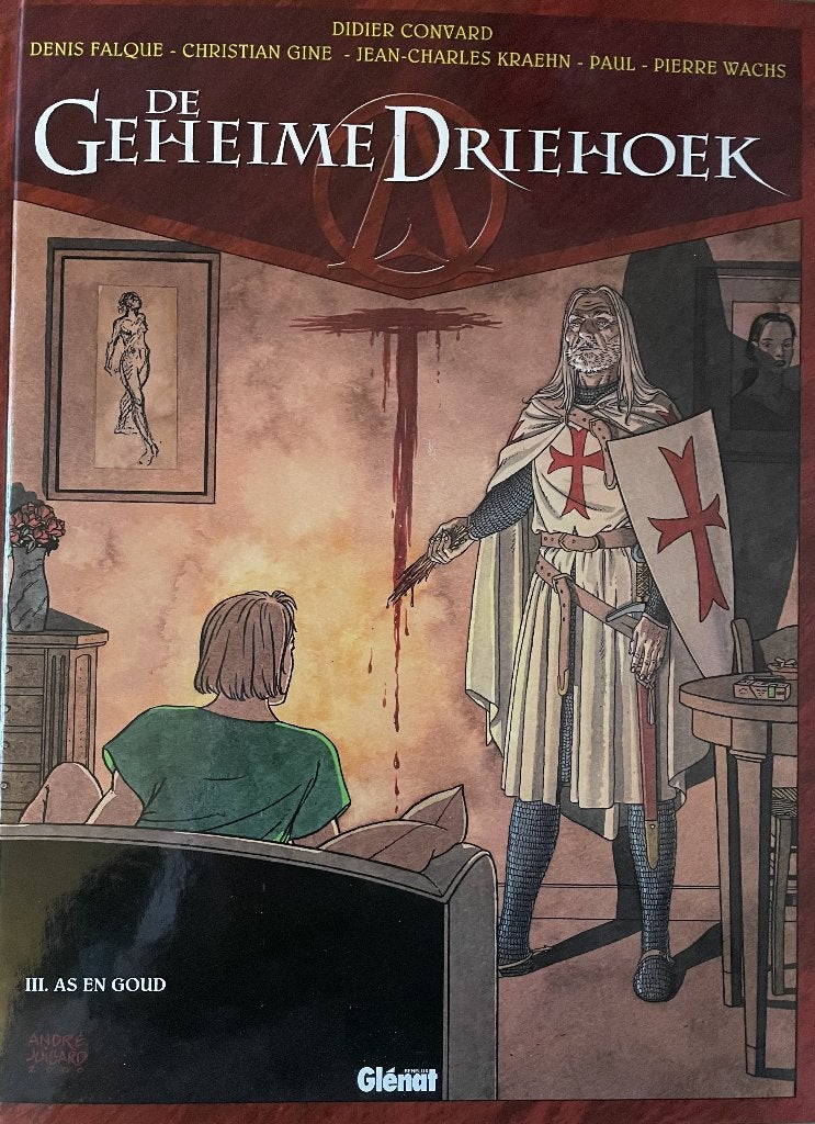 de Geheime Driehoek Hc 3.50 euro, Boeken, Eén stripboek, Ophalen of Verzenden, Gelezen
