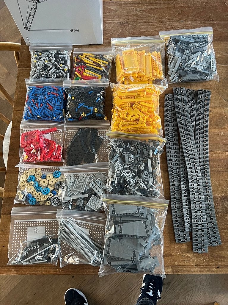 Lego 42146 Liebherr Hijskraan, Ophalen, Inclusief instructies, Lego, Zo goed als nieuw
