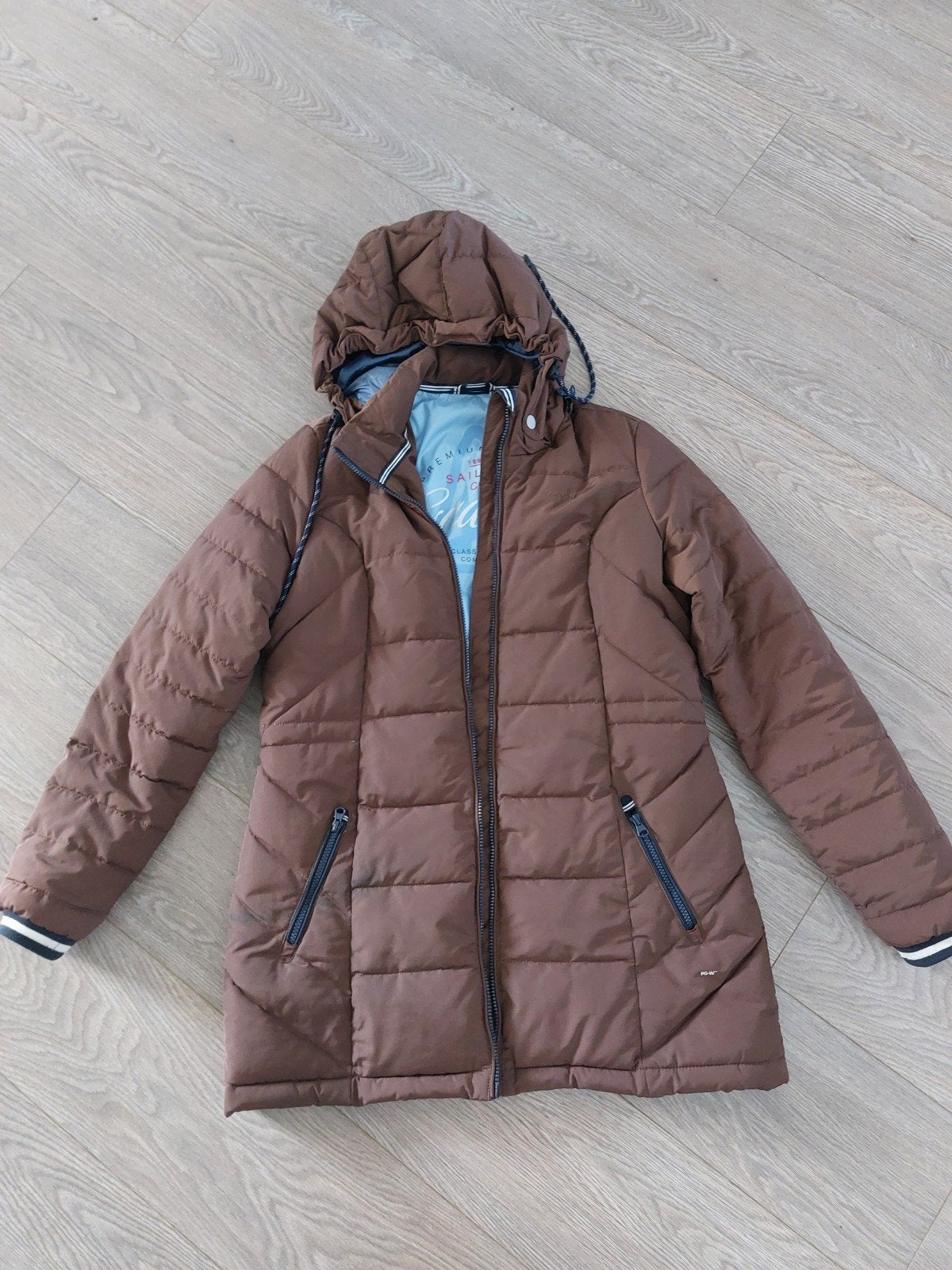 Gaastra winterjas bruin XL, perfecte staat, Gaastra, Bruin, Maat 46/48 (XL) of groter, Ophalen of Verzenden