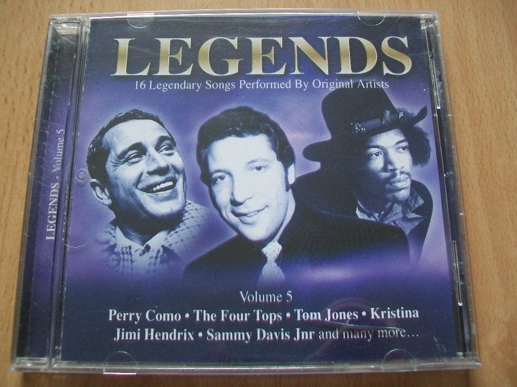 CD Legends vol.5 Perry Como Tom Jones Jimi Hendrix Kristina, Ophalen of Verzenden, Zo goed als nieuw, Pop