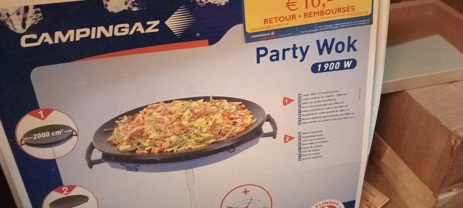 Campingaz Party Wok / Schotelbraai - Gloednieuw, Ophalen, Nieuw