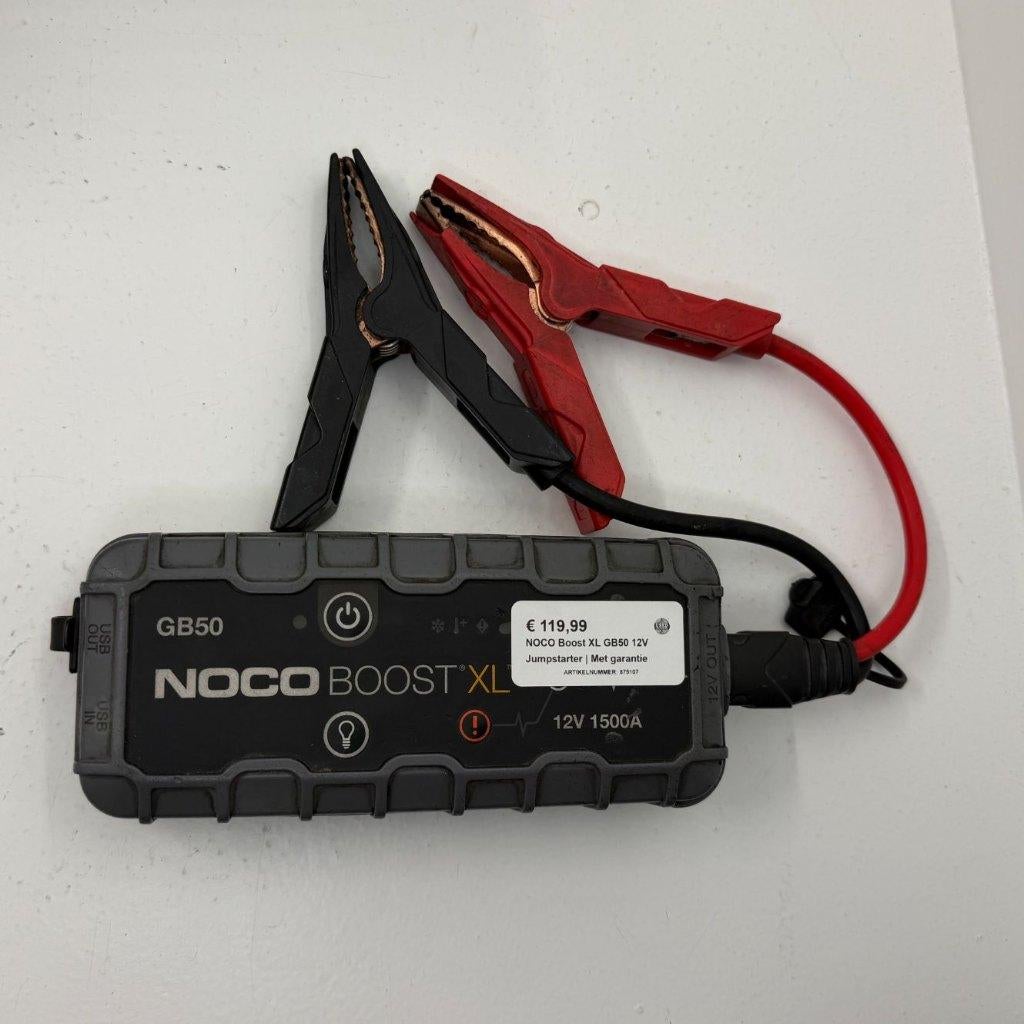NOCO Boost XL GB50 12V Jumpstarter | Met garantie, Dordrecht@usedproducts.nl, Toulonselaan 72, Ophalen of Verzenden, Zo goed als nieuw