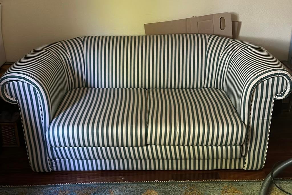 Slaapbankje IKEA, Zo goed als nieuw, Twijfelaar, 120 cm, Crème