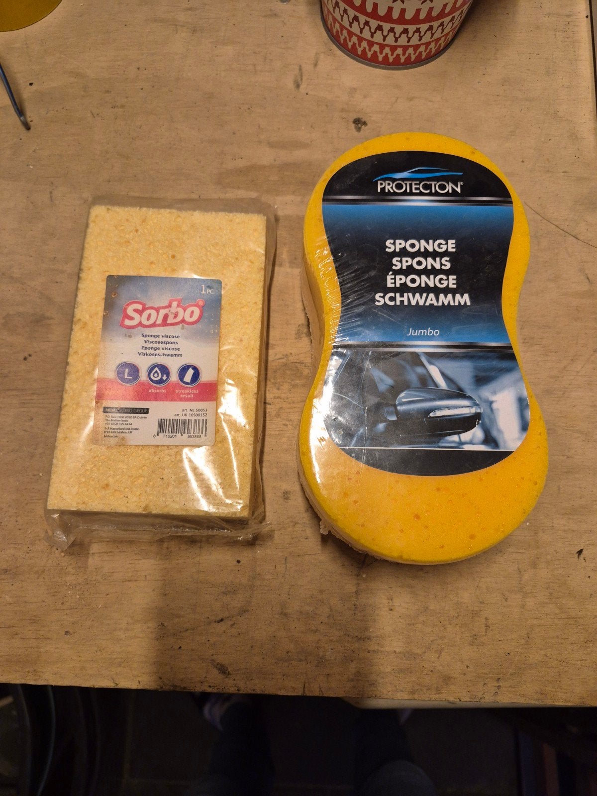 Nieuwe sponzen: Sorbo viscose en Protecton Jumbo, Ophalen of Verzenden, Nieuw
