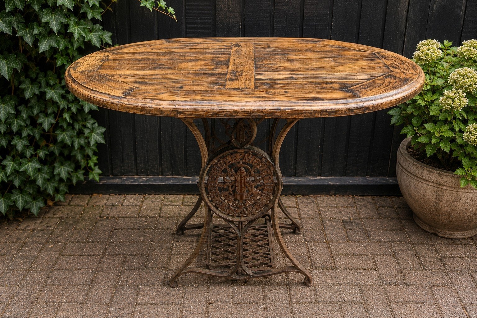 Eiken tafel, Ophalen