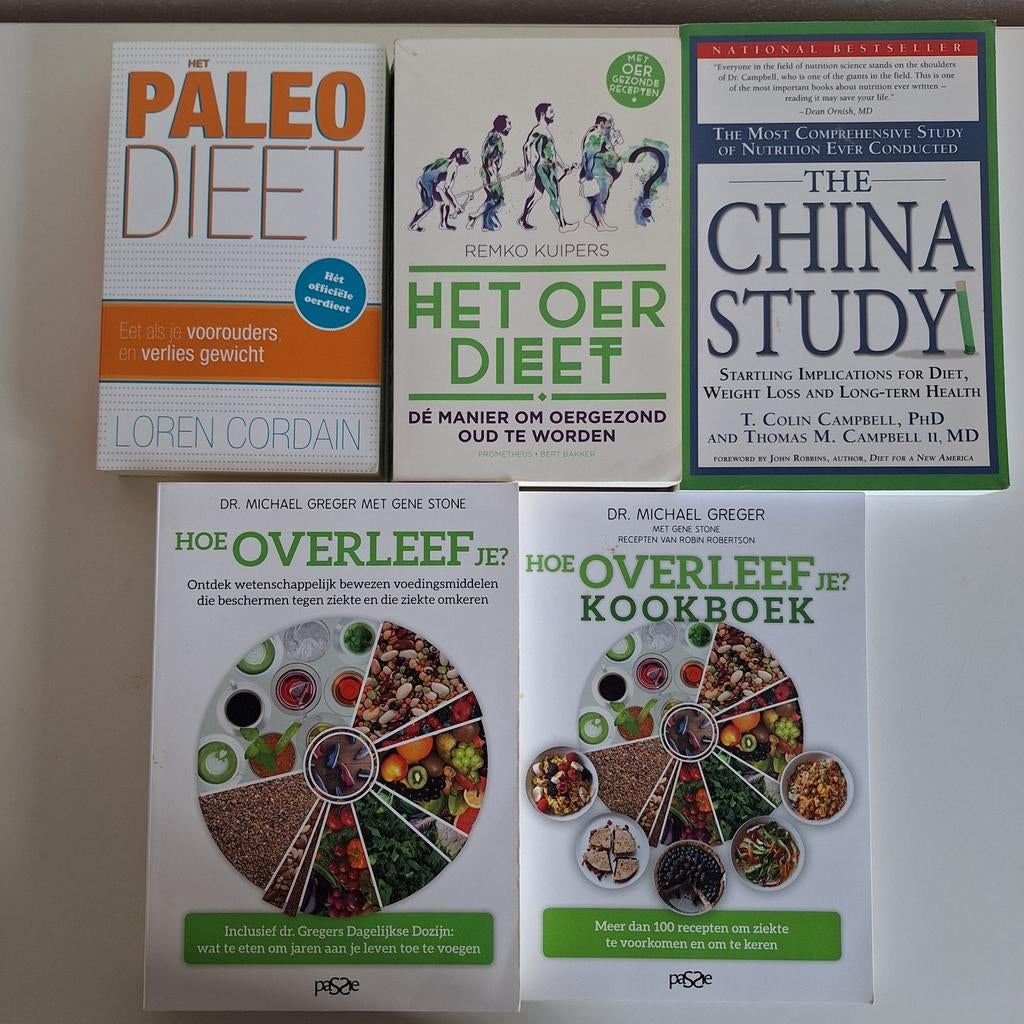Boekenpakket voeding, gezondheid en dieet, Boeken, Ophalen of Verzenden, Zo goed als nieuw