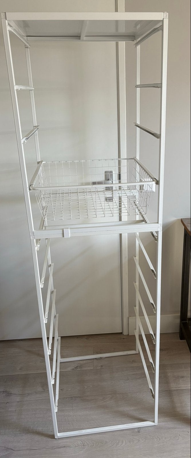 IKEA JONAXEL Opbergsysteem - 1 hang en 1 rek, Ophalen, Met plank(en), Gebruikt, 50 tot 100 cm
