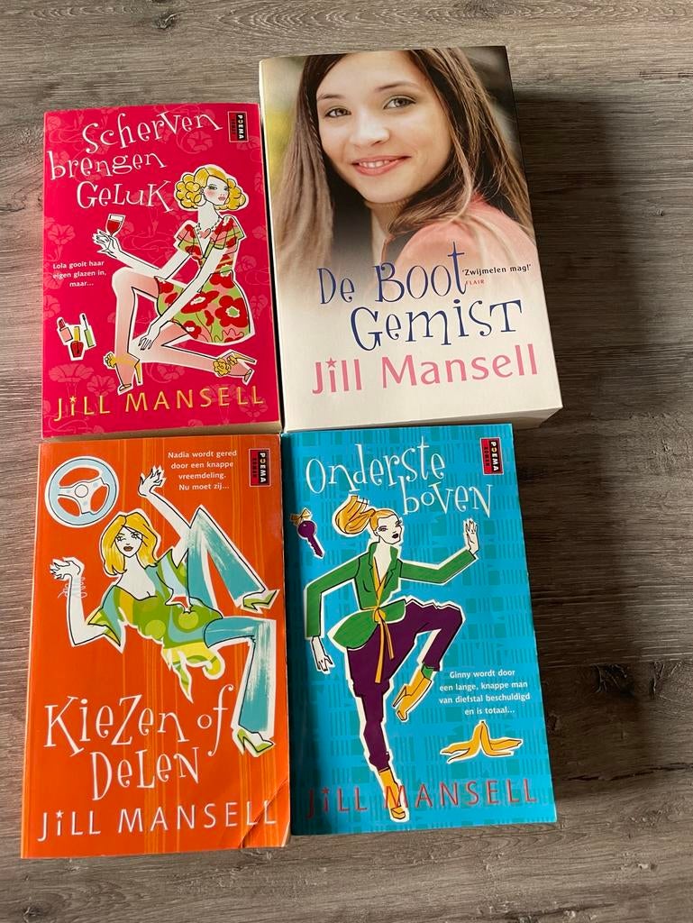 Vier boeken Jill Mansell, Ophalen of Verzenden, Gelezen