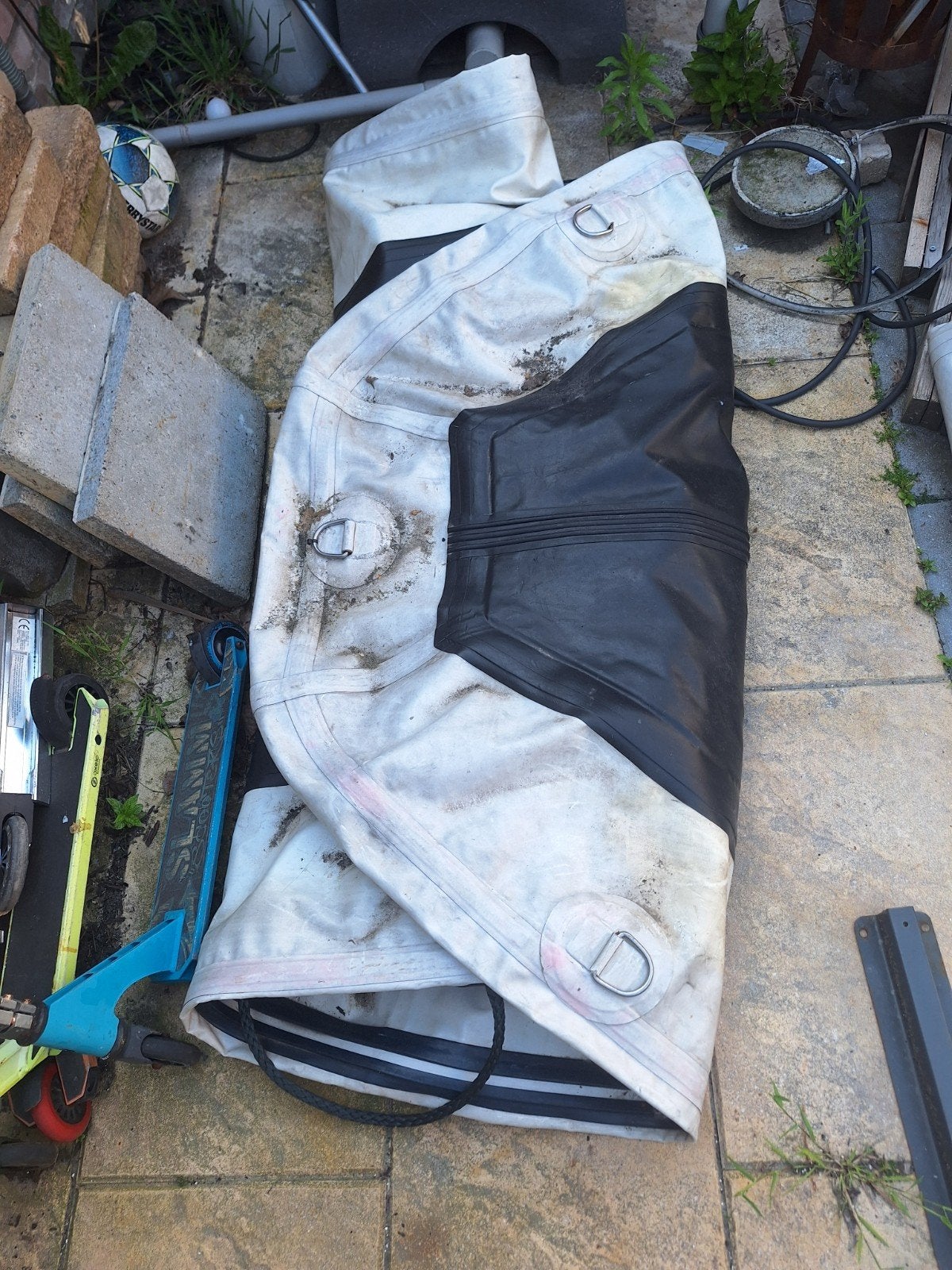 Lekke Rubberboot met airdeck, Ophalen, Gebruikt, Minder dan 15 m²