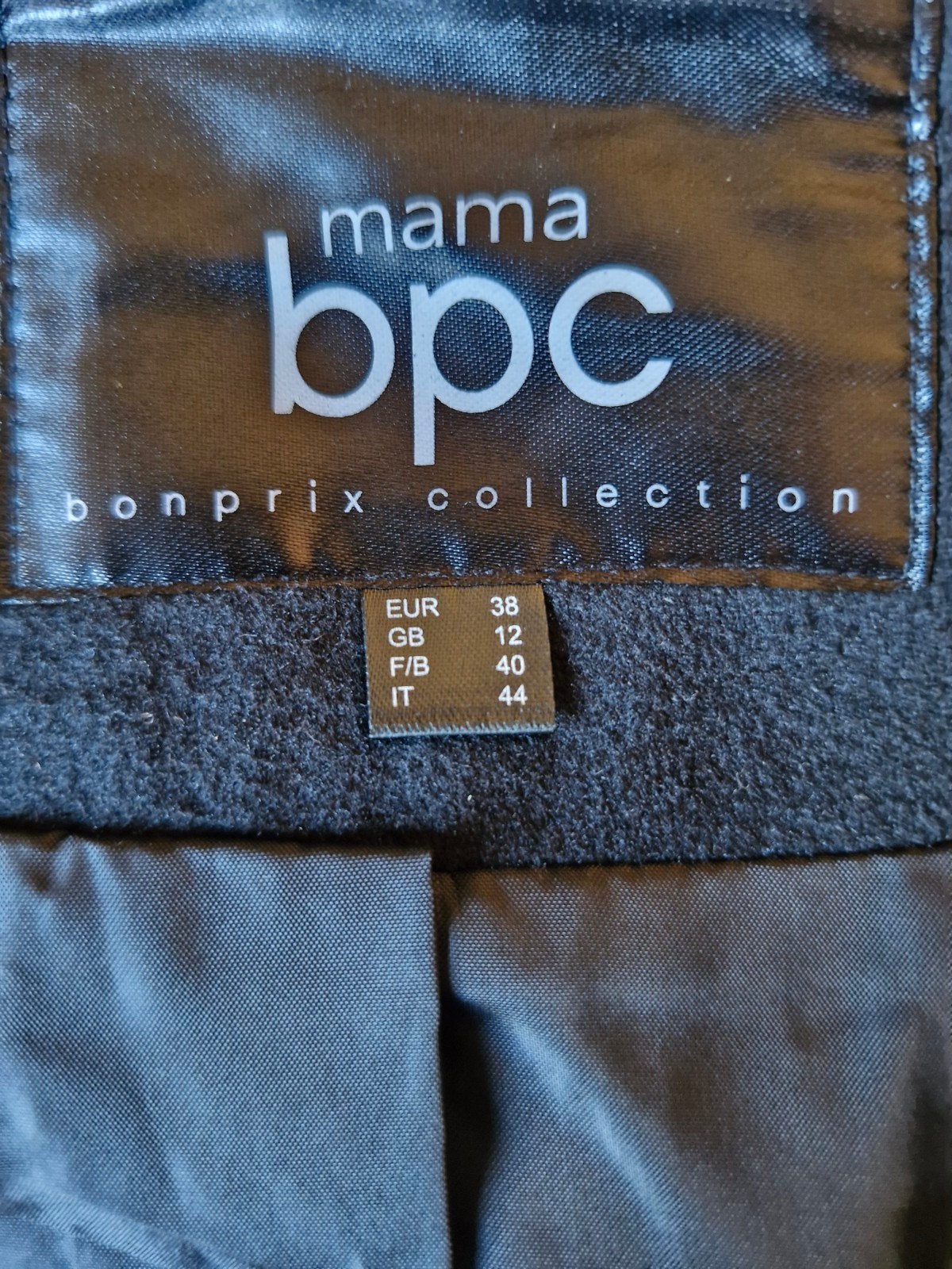 Zwarte mama jas, Kleding | Dames, Ophalen of Verzenden, Zo goed als nieuw, Zwart