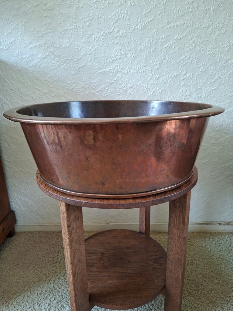 Antieke roodkoperen ketel, Ophalen, Koper