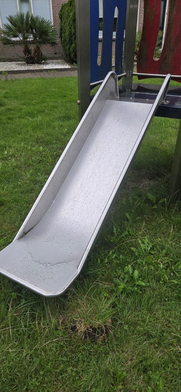 glijbaan roestvrijstaal, Kinderen en Baby's, Ophalen, Zo goed als nieuw, Glijbaan, Aanbouwonderdeel