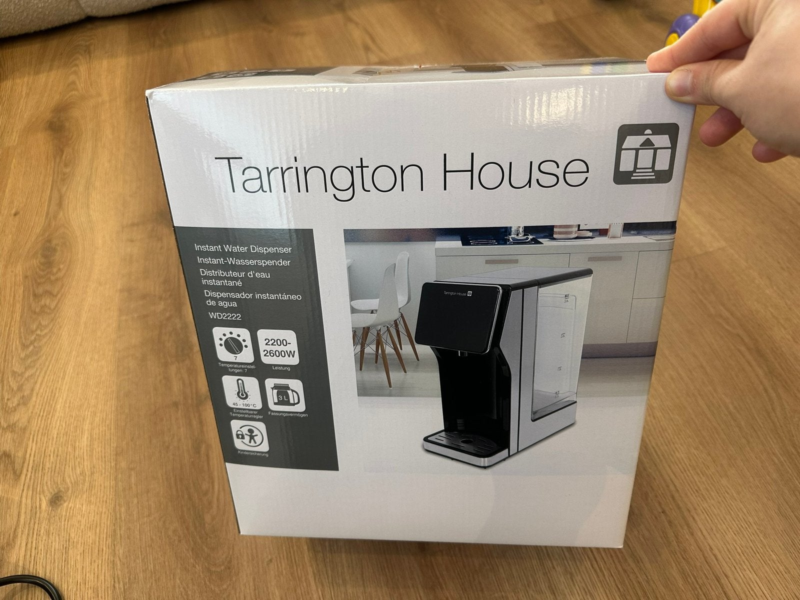 TARRINGTON HOUSE Wd2222 Instant Water Dispenser nieuw, 2 liter of meer, Ophalen, Zo goed als nieuw