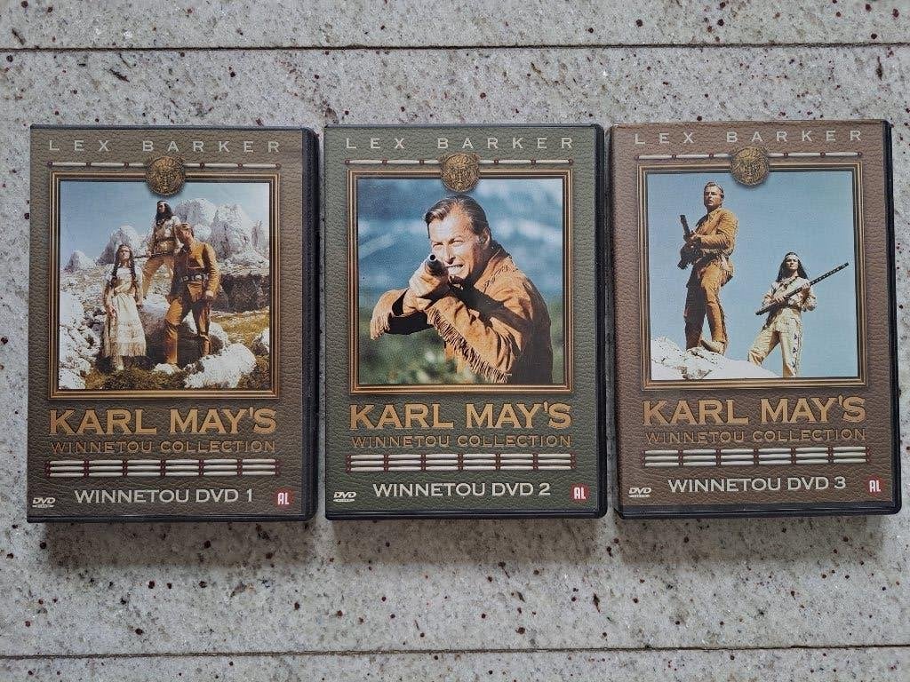 DVD's Karl May Winnetou 1, 2 en 3., Cd's en Dvd's, Ophalen of Verzenden, Zo goed als nieuw