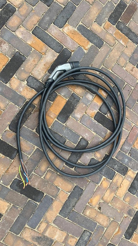 Oplaad kabel elektrische auto type 2 3 fase, Ophalen, Gebruikt, Laadpaal en Laadkabel