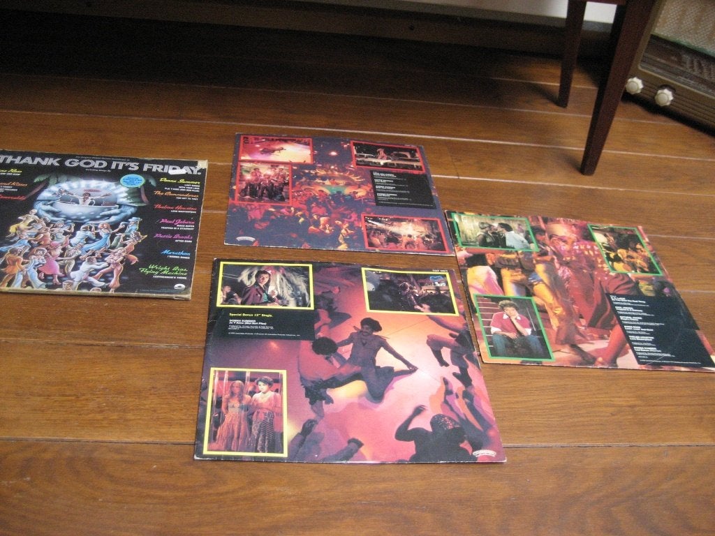 Thank god its friday lp met 3 albums, Ophalen of Verzenden, Zo goed als nieuw, 12 inch