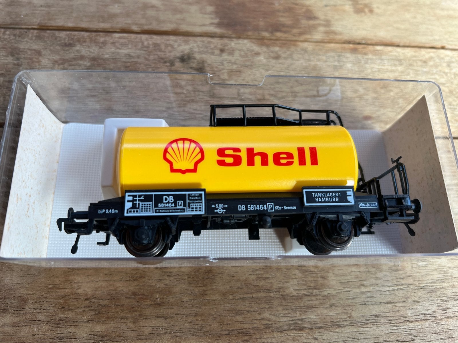 Fleischmann 5401 HO Shell Tankwagon DB, Ophalen of Verzenden, Fleischmann, Gelijkstroom of Wisselstroom, Nieuw