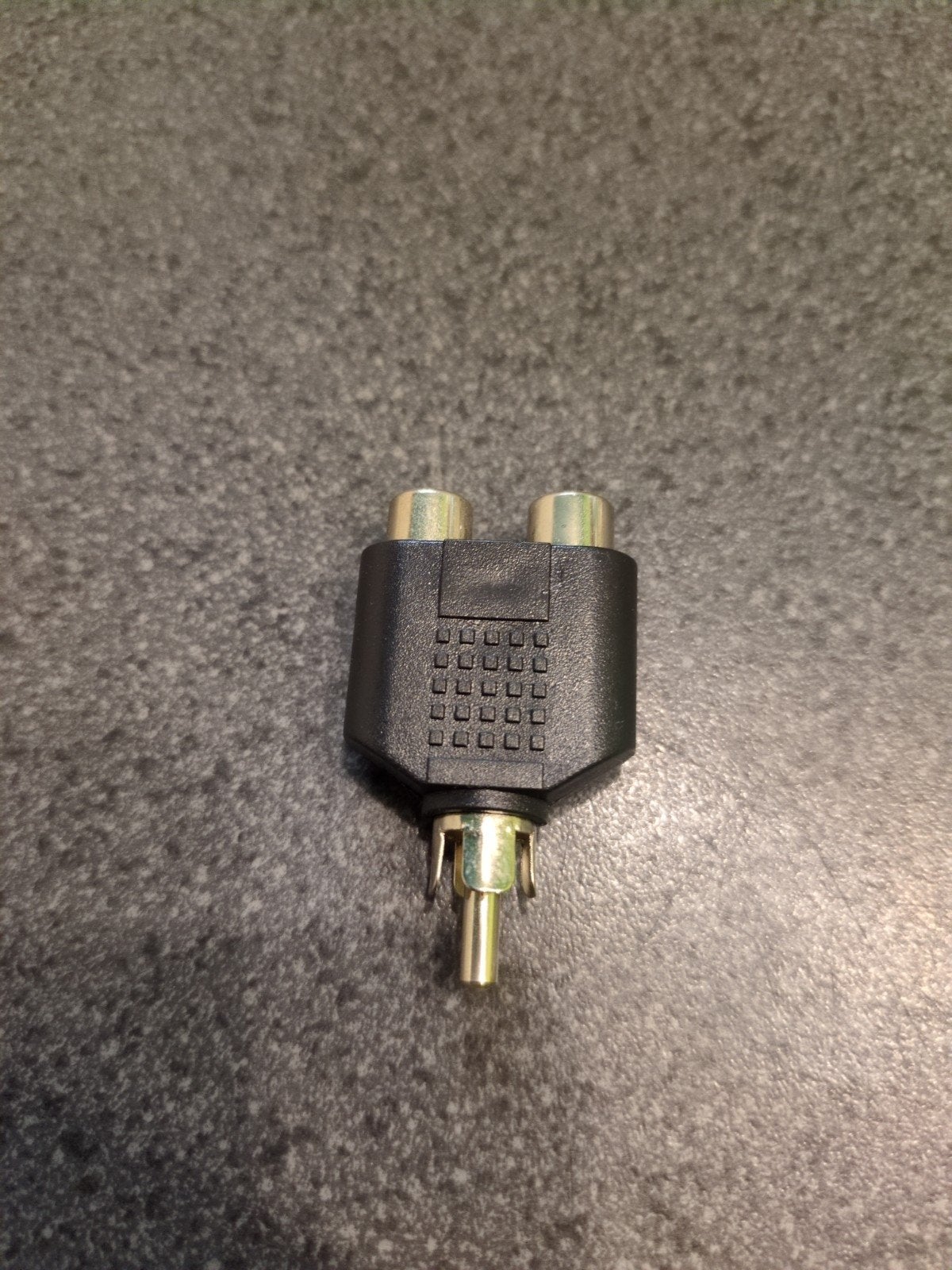 RCA Y-splitter adapter - 1x male naar 2x female, Ophalen of Verzenden, Gebruikt, Minder dan 2 meter, Overige kabels