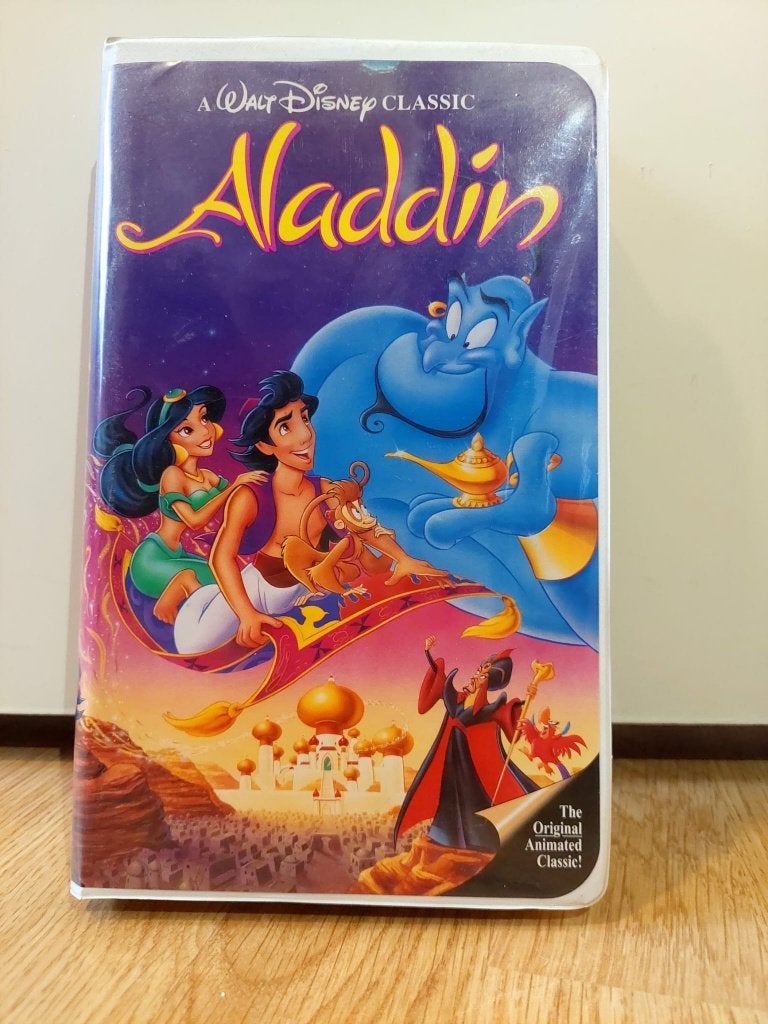 Walt Disney - VHS - Aladdin - DIAMOND COLLECTION, Alle leeftijden, Ophalen, Zo goed als nieuw, Amerikaans