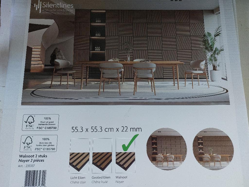Akoestische panelen, Ophalen, Nieuw, Hout, 20 tot 50 mm