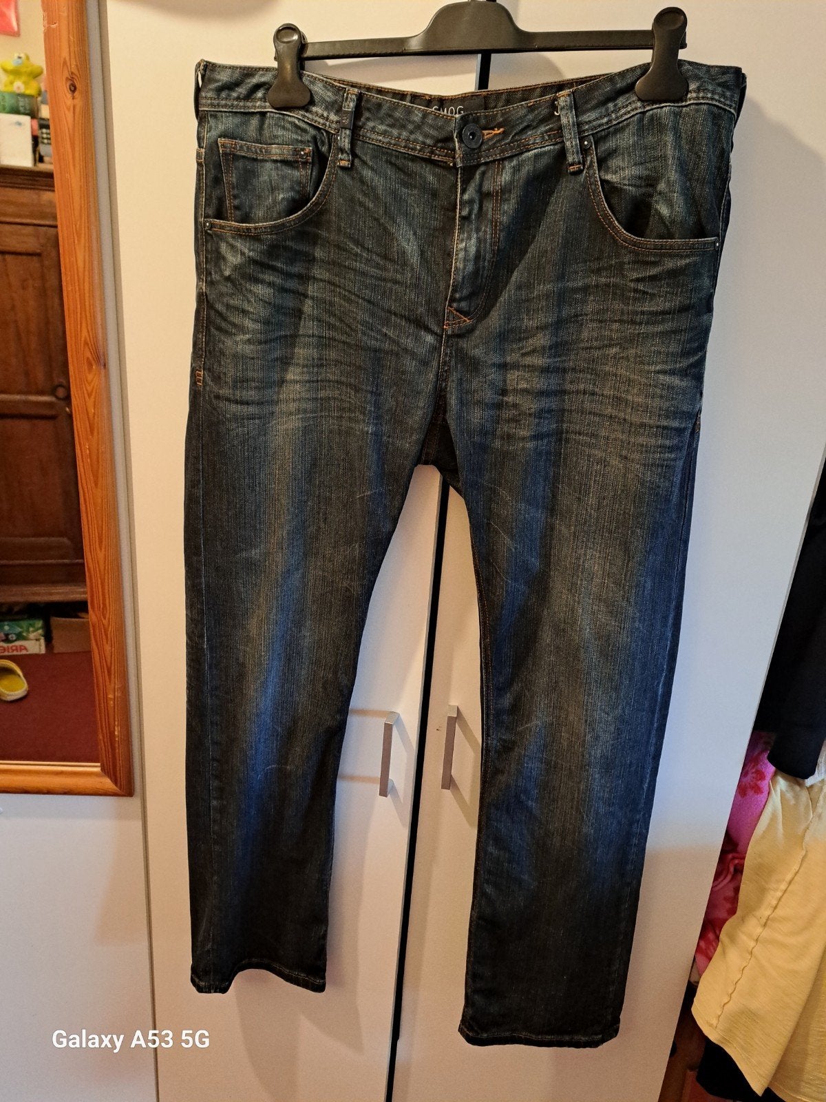 SMOG Jeans Heren W38/L32 - Comfortabele Denim Broek, W36 - W38 (confectie 52/54), Blauw, Ophalen of Verzenden, SMOG