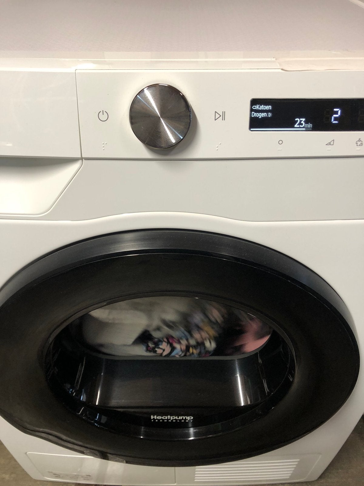 Warmtepompdroger Samsung 8 kg A++, Ophalen, 6 tot 8 kg, Gebruikt, Minder dan 85 cm