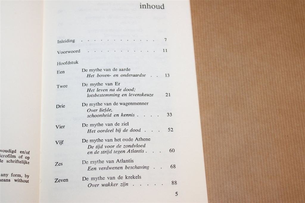 Mythen — Plato, Symposion Reeks, De Driehoek 1977, Ophalen of Verzenden, Gelezen
