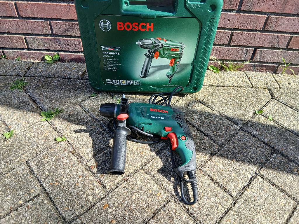 bosch boormachine, Doe-het-zelf en Verbouw, Gereedschap | Boormachines, Ophalen, Gebruikt, Boormachine, Variabele snelheid