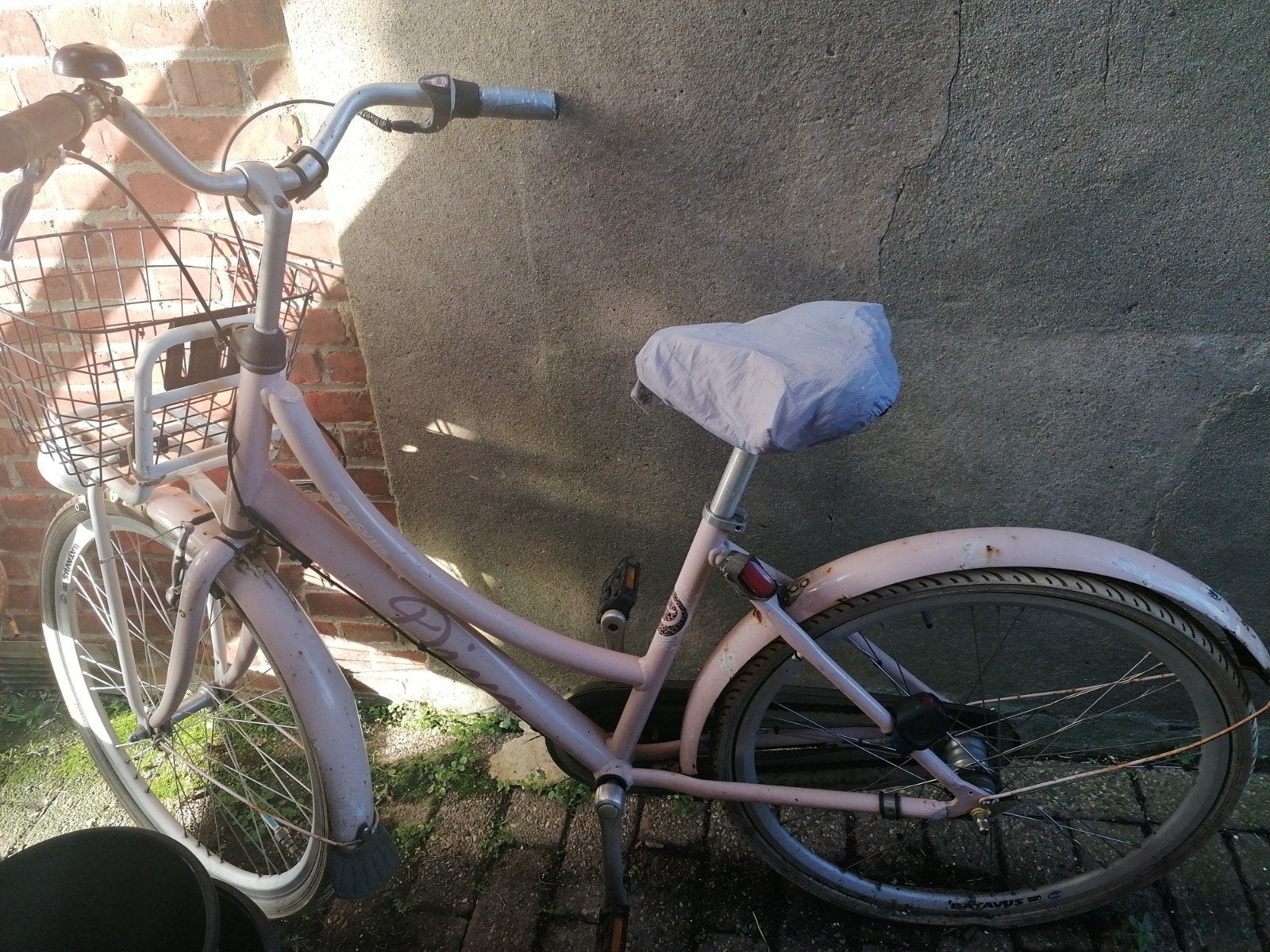 Batavus Diva damesfiets 26 inch, 3 versnellingen, Terugtraprem, Gebruikt, Versnellingen, Batavus