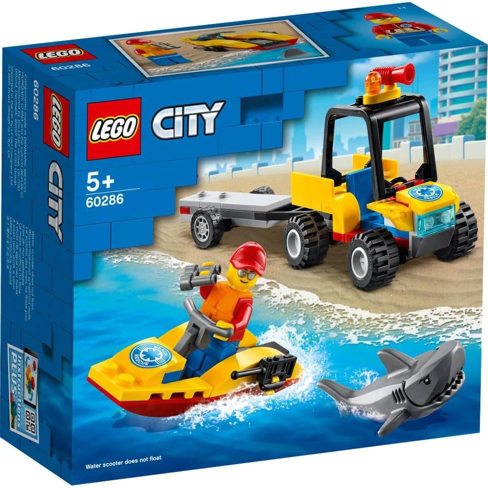 Lego City 60286 ATV Strandredding NIEUW, Lego, Lego, Nieuw, Ophalen of Verzenden