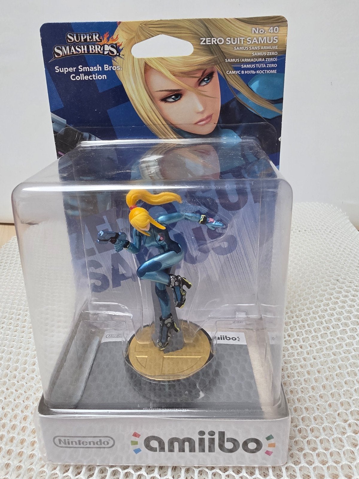 Nintendo amiibo Zero Suit Samus Super Smash Bros. Collection, Spelcomputers en Games, Ophalen of Verzenden
