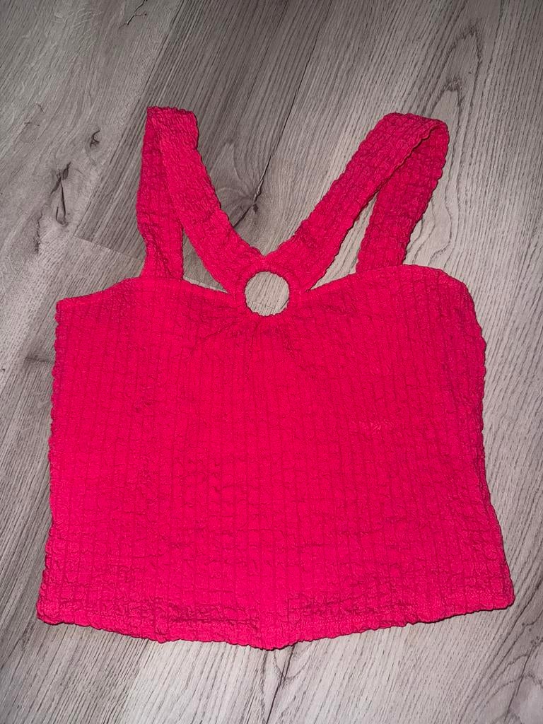 Mango haltertop maat M, Kleding | Dames, Tops, Maat 38/40 (M), Ophalen of Verzenden, Roze, Zonder mouw
