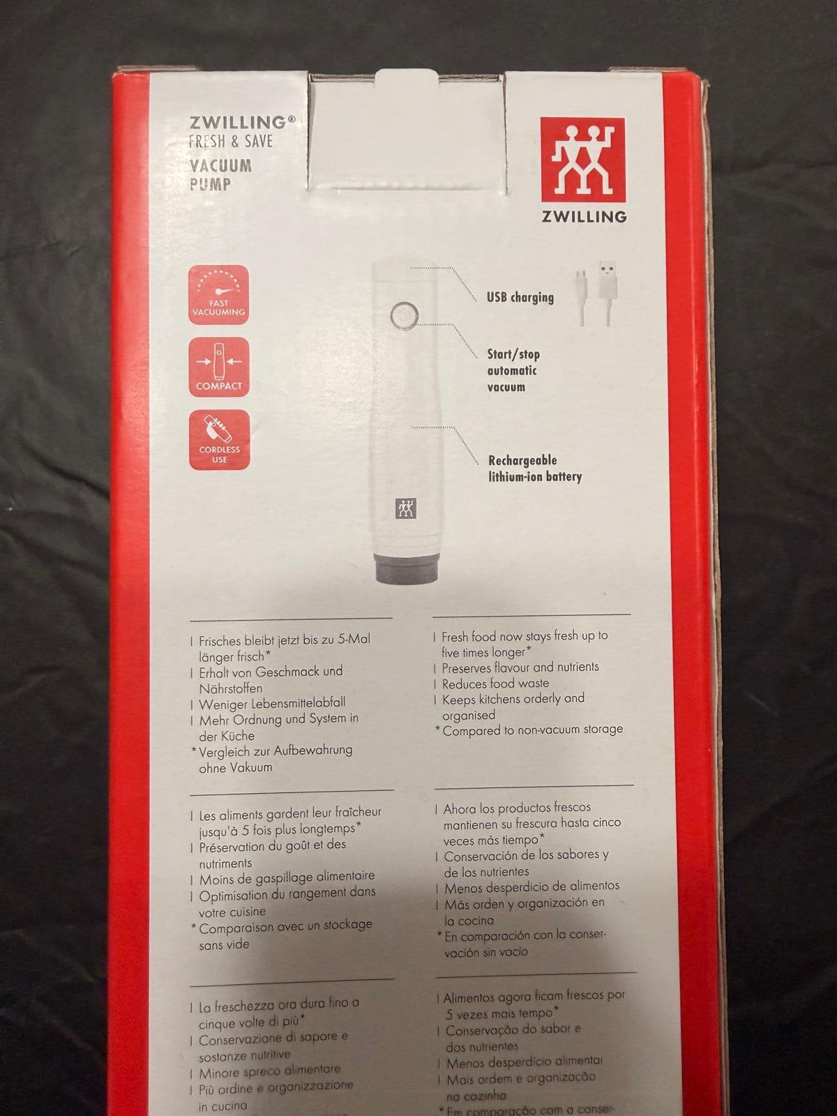 Zwilling vacuumpomp, Ophalen of Verzenden, Zo goed als nieuw, Met 1 controller, Switch Original