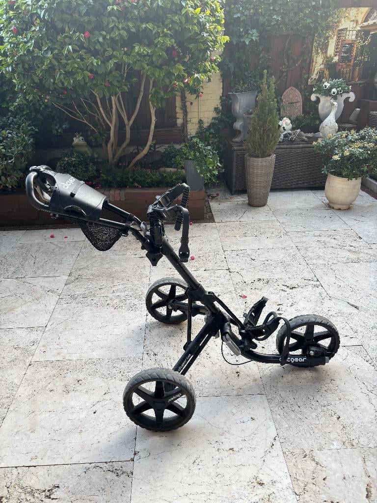 golf troly 3 wielen, Ophalen, Gebruikt, Golfkar, Overige merken