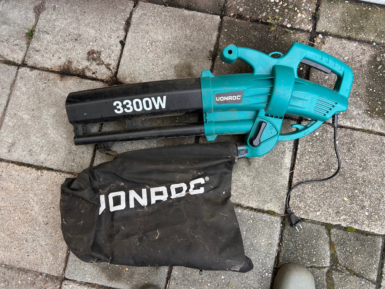 Vonroc bladblazer zgan 1x gebruikt, Ophalen, Zo goed als nieuw, Elektrisch