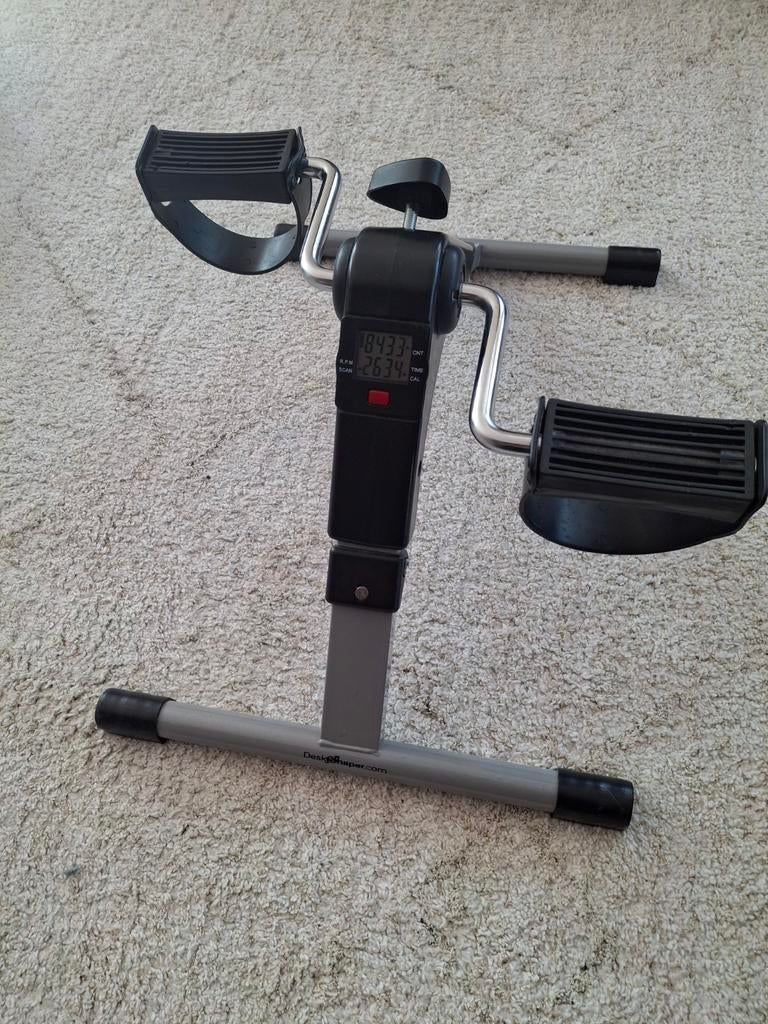 DeskShaper Mini Hometrainer - Compact & Effectief, Sport en Fitness, Fitnessapparatuur, Gebruikt, Hometrainer, Armen, Benen, Metaal