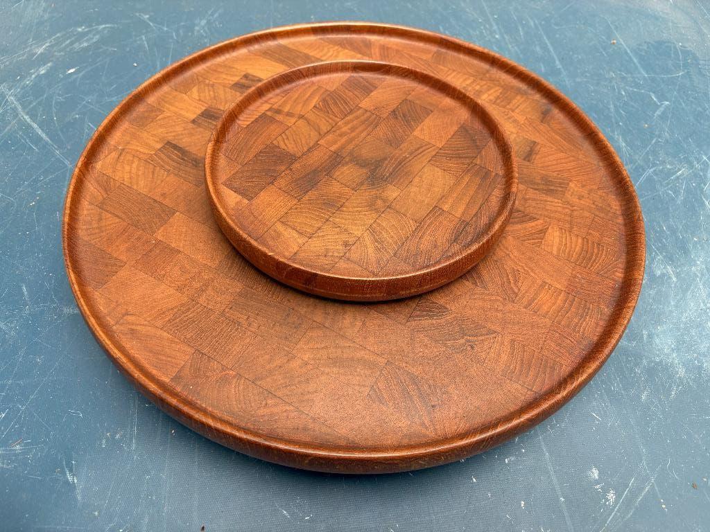 Digsmed teak draaiplateau deens 60’s, Ophalen of Verzenden