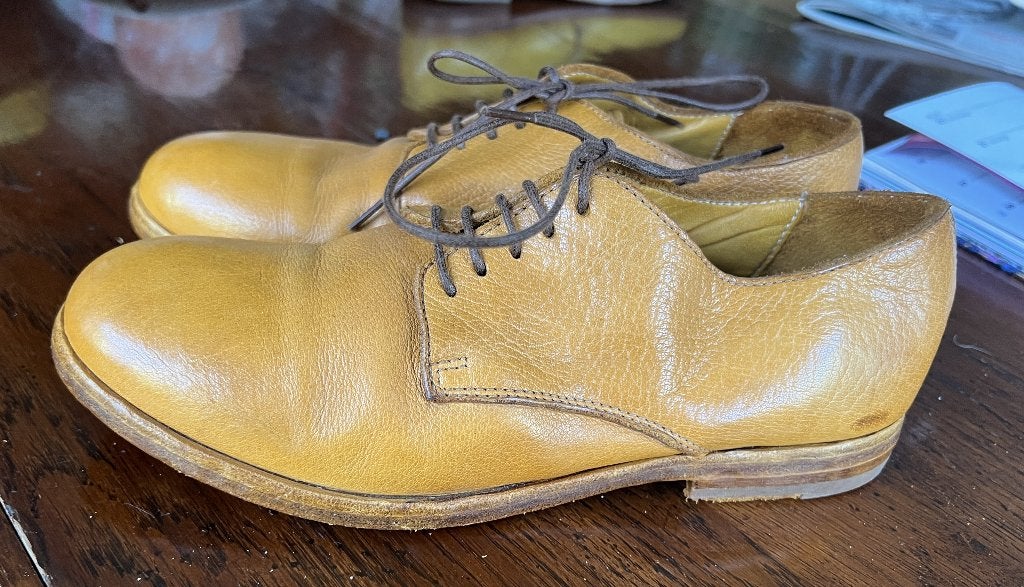 oranje bruine MOMA veterschoenen mt 37 als nieuw, Schoenen met lage hakken, Bruin, Ophalen of Verzenden, Zo goed als nieuw