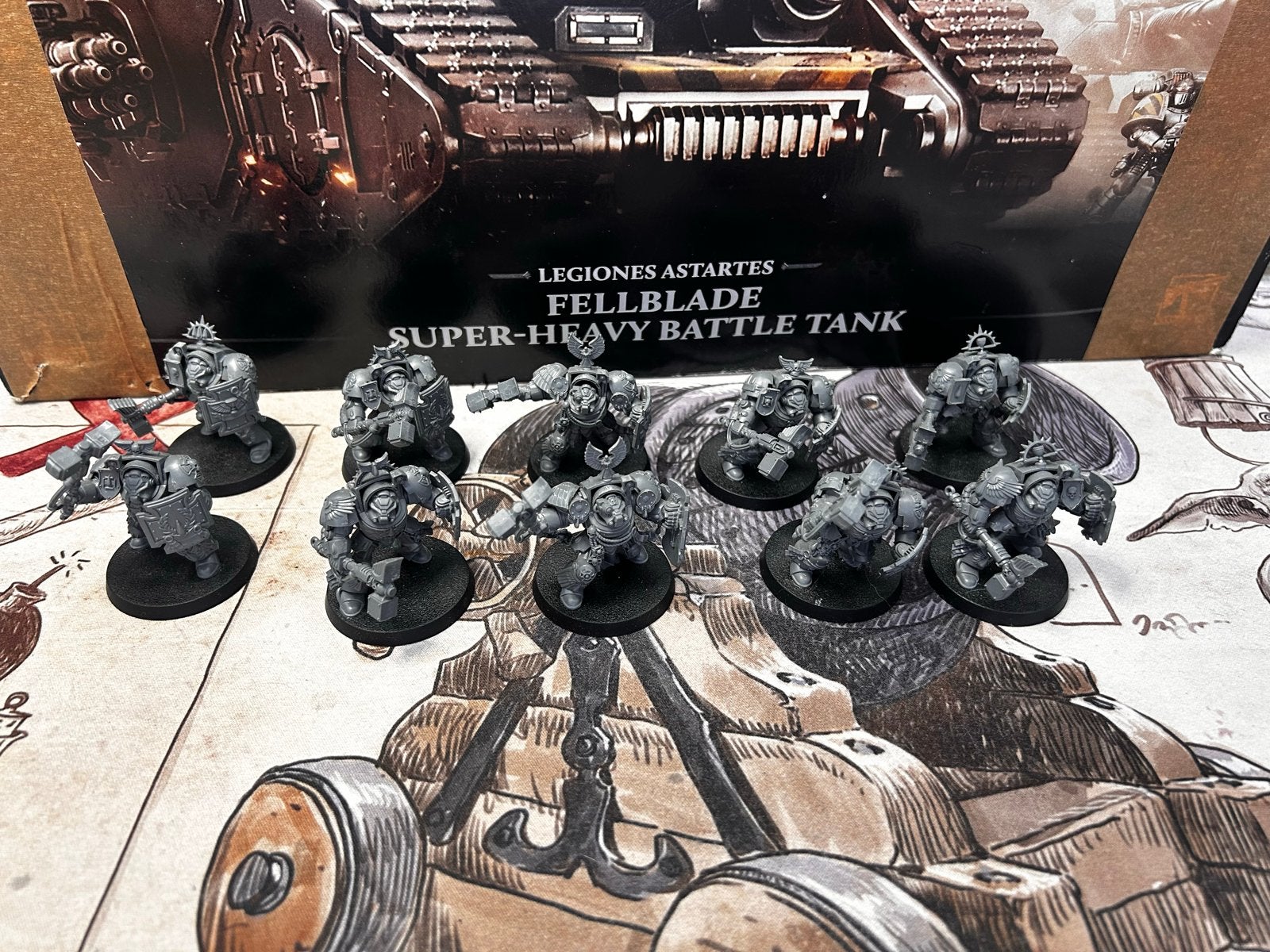 Warhammer 40K Blood Angels Terminator Squads (10 stuks), Ophalen of Verzenden, Gebruikt