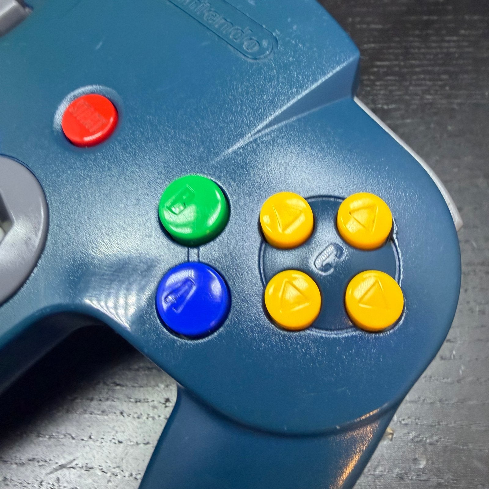 Originele Nintendo 64 Controller Blauw | N64 Retro, Ophalen of Verzenden, Met 1 controller, S, Gebruikt
