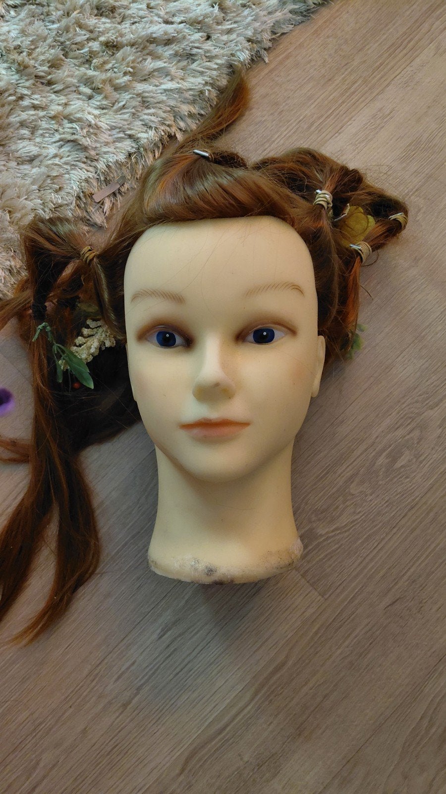 Oefenhoofd met haar en accessoires, Kleding | Dames, Overige Dameskleding, Gedragen, Ophalen of Verzenden